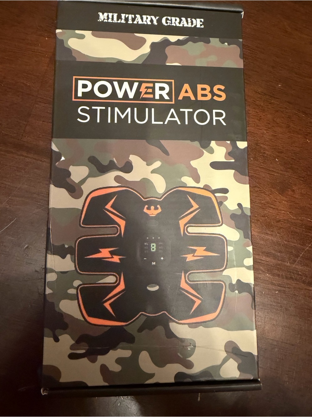 Power Abs Stimulator - Black and Orange
